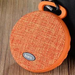 Колонка бездротової Bluetooth HOCO BS7 Mobu Sport Оранжева - мініатюра 3