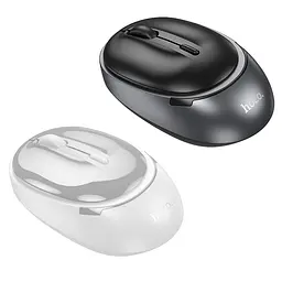 Маніпулятор миша HOCO GM34 Nuevo dual-mode business wireless mouse Black Metal Gray - мініатюра 3