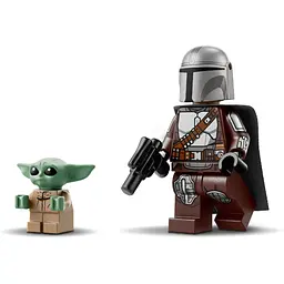 Конструктор LEGO Star Wars Швидкісний мотоцикл Мандалорця й Ґроґу 58 деталей (75436) - мініатюра 4