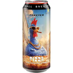 Пиво Forever Pizza світле нефільтроване 6.5% 0.5 л