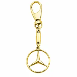 Брелок з жовтого золота Mercedes (Мерседес) (з9003) - мініатюра 1