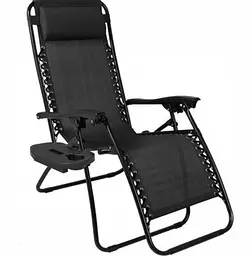 Шезлонг комплект крісло пляжне Jumi Zero Gravity max 120 кг 2 шт. - мініатюра 2