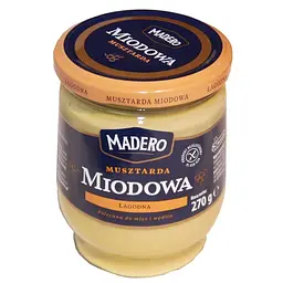 Гірчиця Madero Musztarda Miodowa 270 г (5906425112012)
