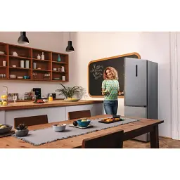 Холодильник Gorenje з нижн. мороз. камерою 185х60х60 см 2 двері 210(110) л А++ NoFrost Plus зовн. диспл сірий - мініатюра 5