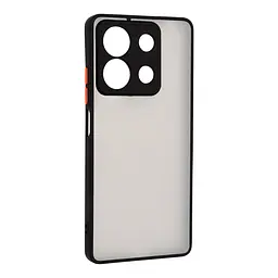Чехол-накладка для Xiaomi Redmi Note 13 5G, Frosted Matte, черный, противоударный чехол с защитой всего корпуса, термополиуретан TPU + поликарбонат PC, ArmorStandart (ARM71881)