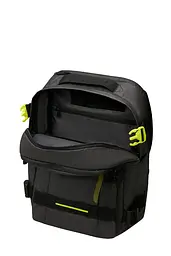 Рюкзак 15.6'' American Tourister URBAN TRACK BLACK/LIME 45x34x33 MD1*19212 - мініатюра 12