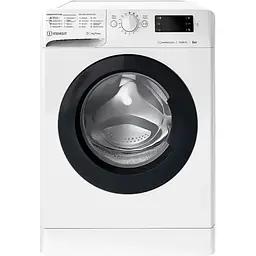 Пральна машина Indesit фронтальна, 6кг, 1200, A+++, 43см, дисплей, інвертор, люк чорний, білий