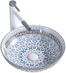 Умивальник Rea Arte blue накладний REA-U0267, Чорний - мініатюра 2