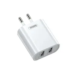 Мережевий зарядний пристрій Remax Simple Series 2xUSB 2.1A White (RP-U35)