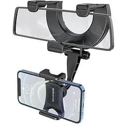 Тримач BOROFONE Roller rearview mirror car holder BH49 - мініатюра 4