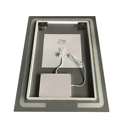 Дзеркало Zerix Prime MR02-60x80 з LED Touch, Anti-fog, димером, регулятором яскравості ZX6051 - мініатюра 6