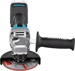 Шліфмашина кутова акумуляторна Makita GA005GZ (125 мм, 8500 об/хв, BL, AFT, XGT, без акумуляторів та зарядного пристрою) - мініатюра 4