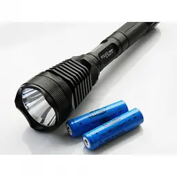 Ручний ліхтар акумуляторний Bailong металевий чорний 1180 Lumen POLICE BL-Q2800 T6 150000W