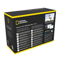 Метеостанція National Geographic WIFI Colour Weather Center 7-in-1 Sensor (9080600) - мініатюра 7