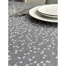 Скатертина тефлонова Ecotton Duck 170х220 см сіра (25009) - мініатюра 3