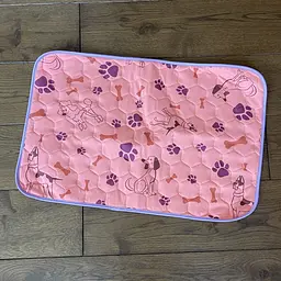 Багаторазова пелюшка Pelushka Dogs&Paws Pink 50х50 см