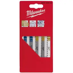 Набір полотен для лобзиків MILWAUKEE, (5шт)