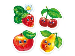 Бебі Пазли VLADI TOYS "Фрукти" VT1106-77 - мініатюра 2