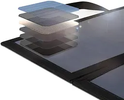 Портативная солнечная панель Aukey PBP10 60W Solar Panel, зажимы 12В/5А, USB Type-C - мініатюра 2