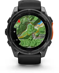 Смарт-годинник Garmin Fenix 8 51mm AMOLED Slate Gray with Black Silicone Band (010-02905-00) - мініатюра 9