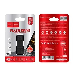 Флеш-накопичувач USB Hoco UD6 Intelligent U disk 16Gb матовий чорний - мініатюра 4
