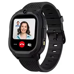 Дитячий смарт-годинник Lemfo T70 з 4G відеодзвінком прослуховуванням GPS-трекером і операційною системою Android Чорний - мініатюра 4