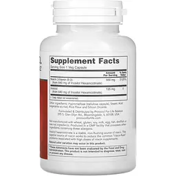 Ніацин Protocol for Life Balance Flush-Free Niacin 500 мг 90 капсул - мініатюра 2