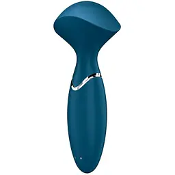 Вібромасажер Satisfyer Mini Wand-er Синій - мініатюра 6