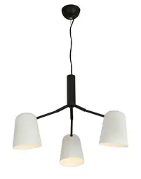 Люстри LOFT Levistella 918P341-3 BK+WH