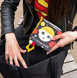 Розвиваюча м'яка книжка BabyOno My Contrast Book - мініатюра 7