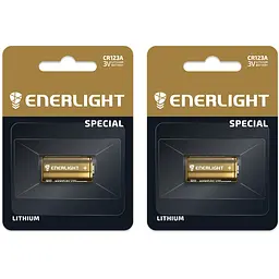 Набір батарейка Enerlight Lithium CR 123A 2 шт. (71230101R)