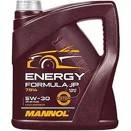 Олива моторна Mannol Energy Formula JP 5W-30, 4 л (183593)