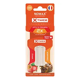Ароматизатор з подвійною капсулою Nowax X Twice - Apple & Cinnamon(NX00148)