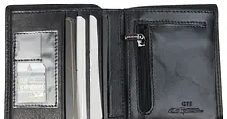 Невеликий вертикальний чоловічий шкіряний портмоне Giorgio Ferretti 8,5х10,5х1,5 см acs0024181 - мініатюра 5