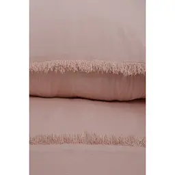 Комплект постільної білизни Buldans Burumcuk King Size Пудровий 000165479 - мініатюра 3