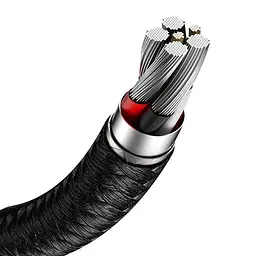 Кабель Baseus Cafule Cable USB-C to USB-C Cable 100W 2m Silver (CATKLF-X09) - мініатюра 6