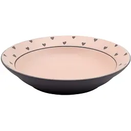 Тарілка глибока МВМ My Home KP-39 ручної роботи 20.5 см світло-рожева (KP-39 LIGHT PINK) - мініатюра 2