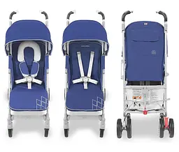 Коляска-тростина Maclaren Techno XT Blue Silver синя (WD1G070042) - мініатюра 3