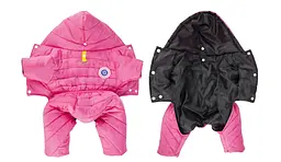 Комбінезон для собак та котів EcoToys Rose M малиновий A: 27 см B: 34 см C: 28 см 7019 - мініатюра 3