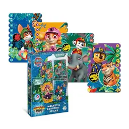 Магнітні палички для рахування "Джунглі" DoDo Toys 200654, 40 магнітних елементів - мініатюра 3
