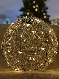 Шар декоративний Luca Lighting сріблястий (8718861660951) - мініатюра 2