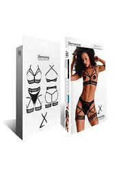 Комплект Demoniq LadyX Marita XL (чорний) - мініатюра 5