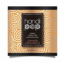 Смаковий гель Sensuva Handipop Orange Creamsicle для орально-мануальних пестощів, 6 мл (апельсин)