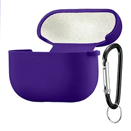 Чехол Silicone Case 2,5mm с микрофибером для AirPods Pro Deep Purple