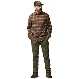 Сорочка Fjallraven Lappland Stretch Flannel Shirt M XL laurel green/autumn leaf - мініатюра 7