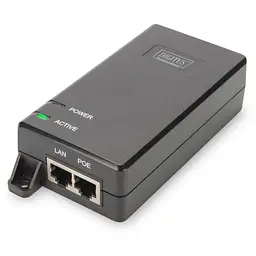 Digitus PoE+ 802.3at, 10/100/1000 Mbps, Output max. 48V, 30W