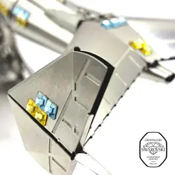 Конструктор Metal Time Колекційна модель АН-225 "Мрія" CRYSTAL EDITION з кристалами SWAROVSKI (Зібрана) (MT001SWRSK/READY) - мініатюра 8