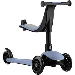 Самокат дитячий Miqilong Alamo триколісний синій (ALAMO-125-BLUE) - мініатюра 5