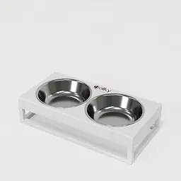 Hollky Base XS — миски на підставці для маленьких собак та котів (2 × 0,25 л) - мініатюра 2
