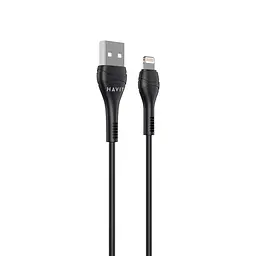 Кабель Havit CB6160-L 2A USB - Lightning 1.8 м чорний (HV-CB6160-L-BK) - мініатюра 3
